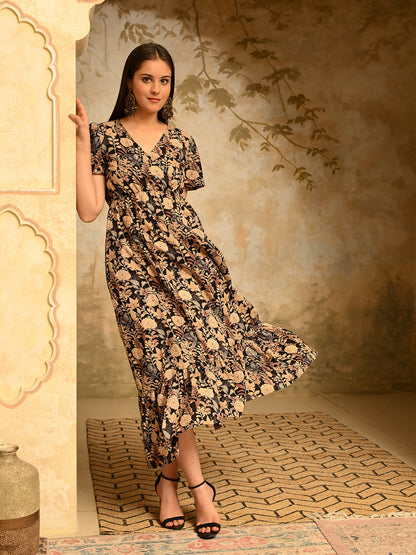 Charcoal Black Dress