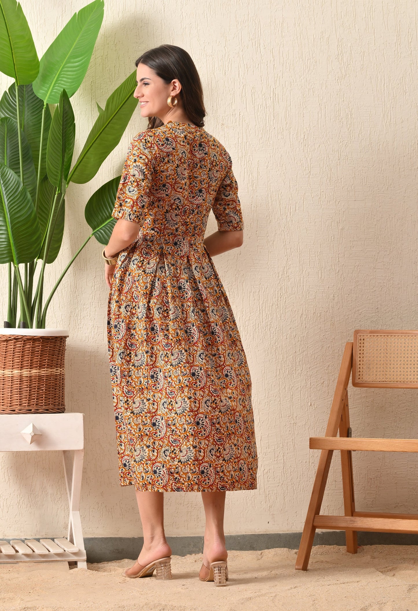 Kalamkari Pocket Dress