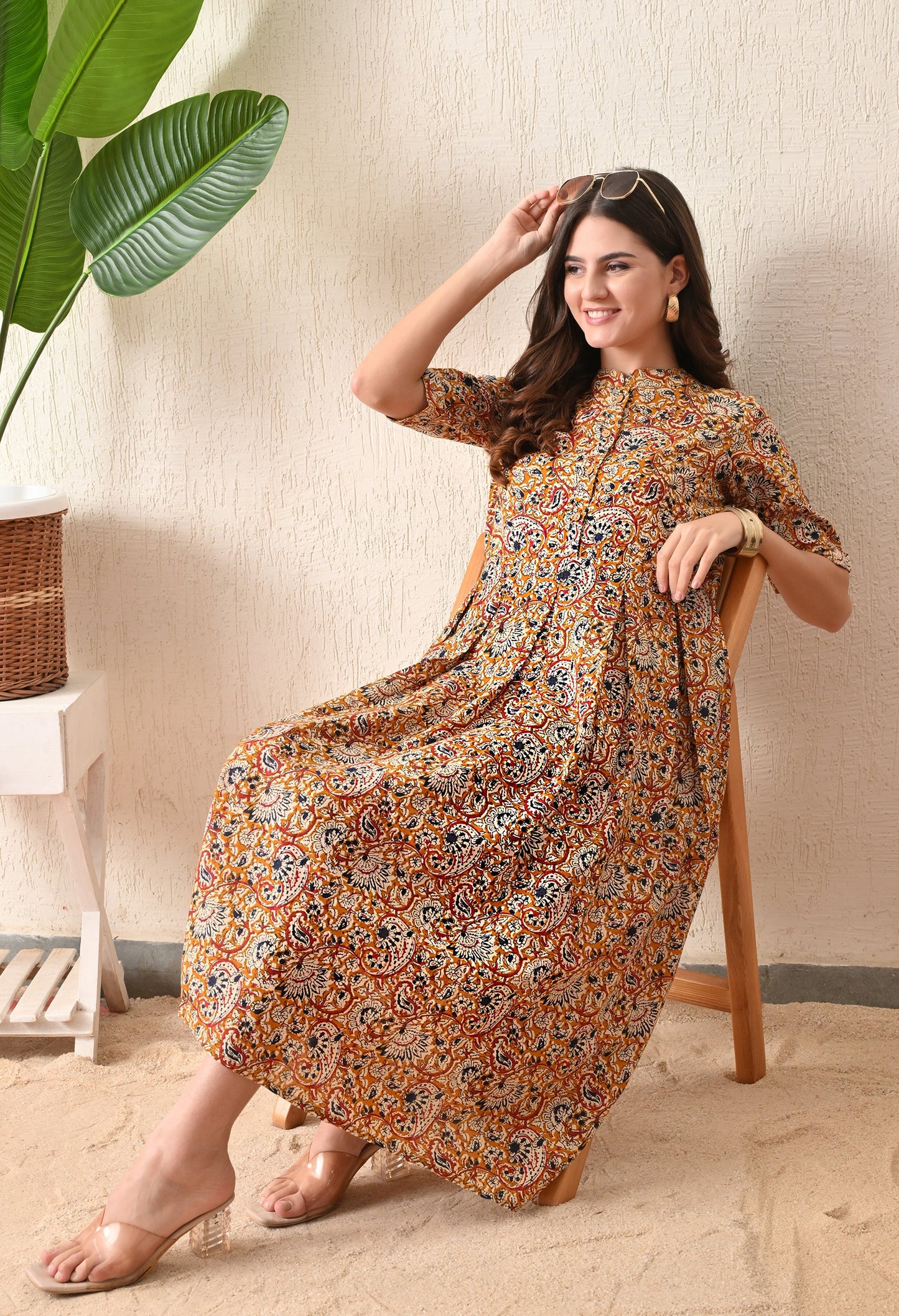 Kalamkari Pocket Dress