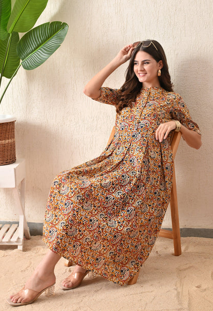 Kalamkari Pocket Dress