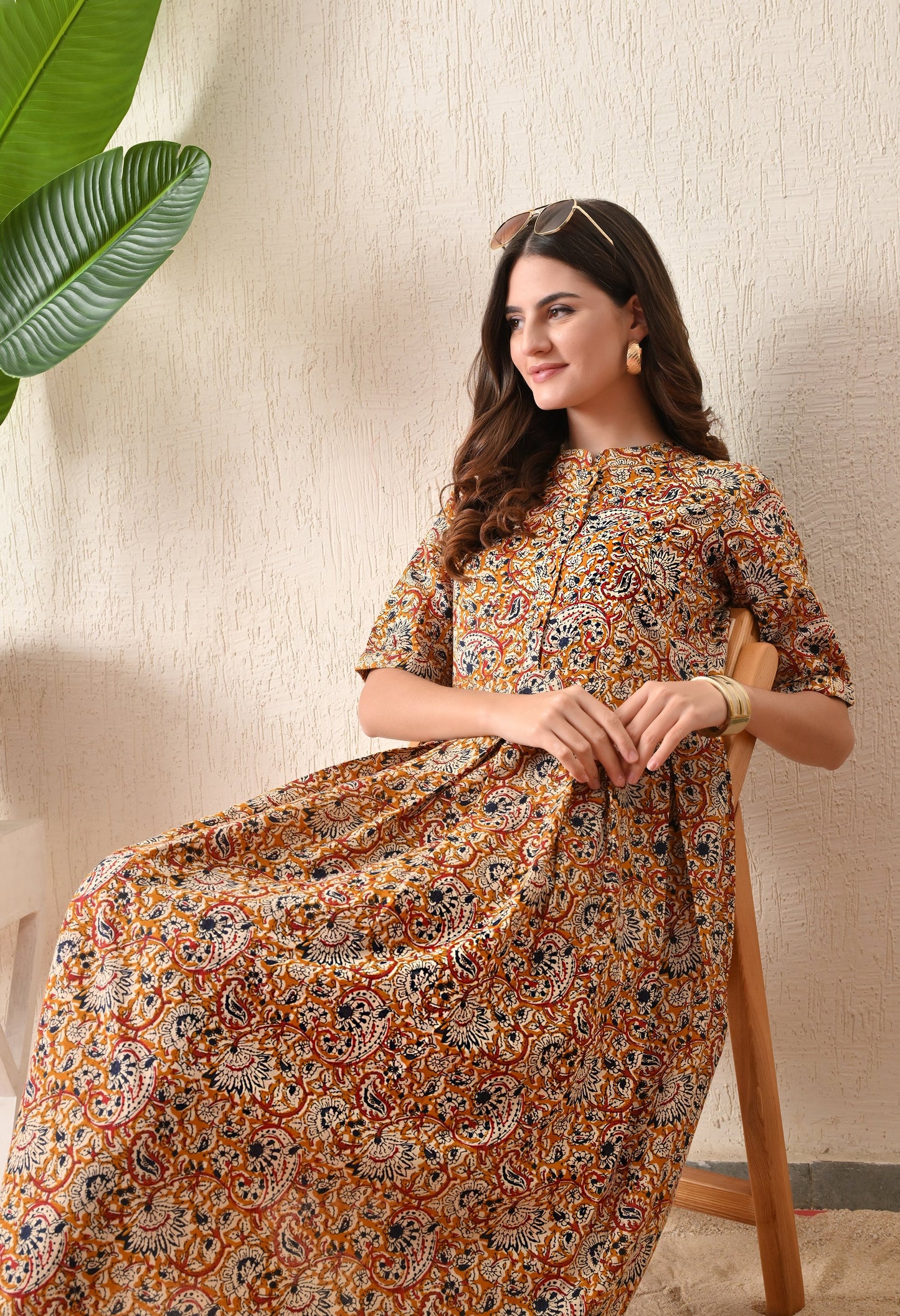 Kalamkari Pocket Dress