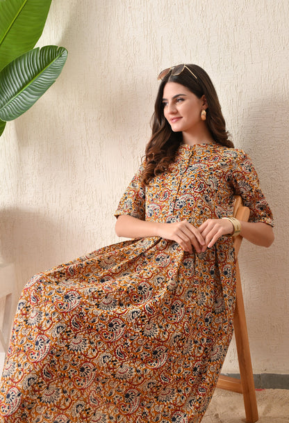 Kalamkari Pocket Dress