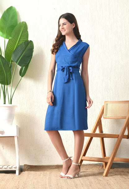 Blue Shift Dress