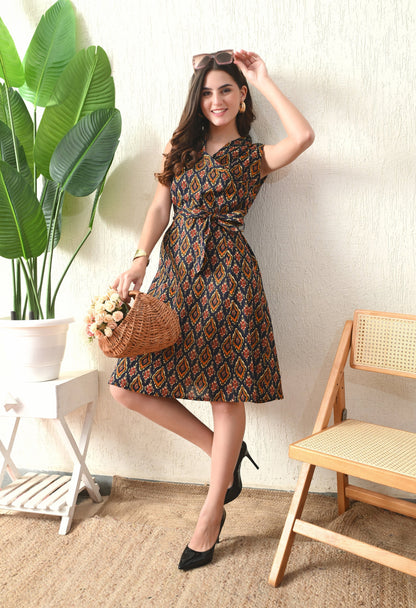 Ikat Shift Dress