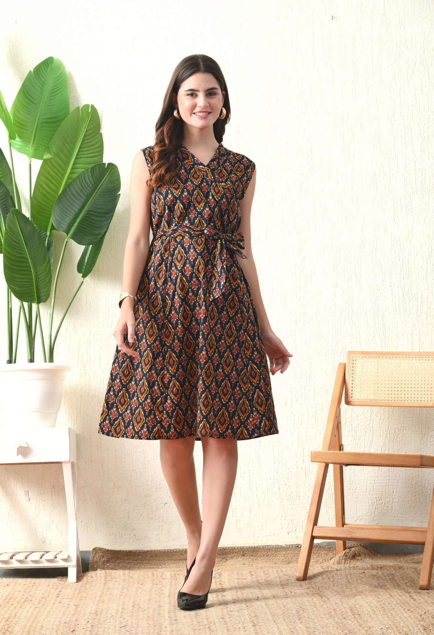 Ikat Shift Dress