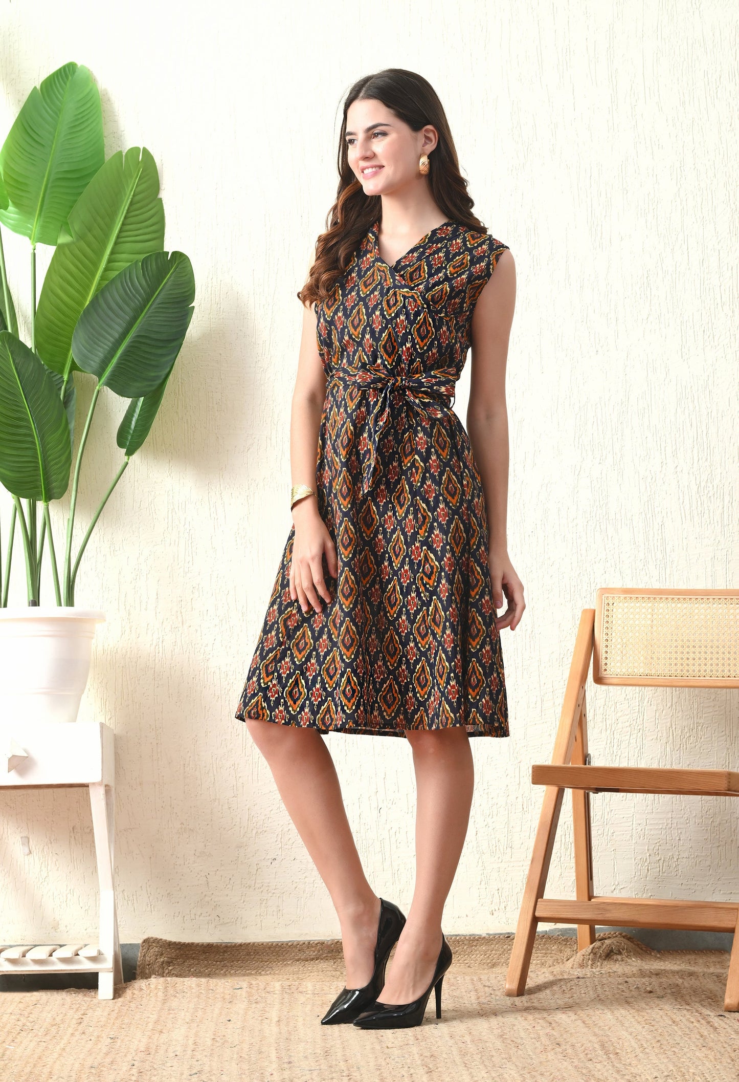Ikat Shift Dress
