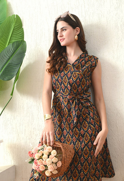 Ikat Shift Dress