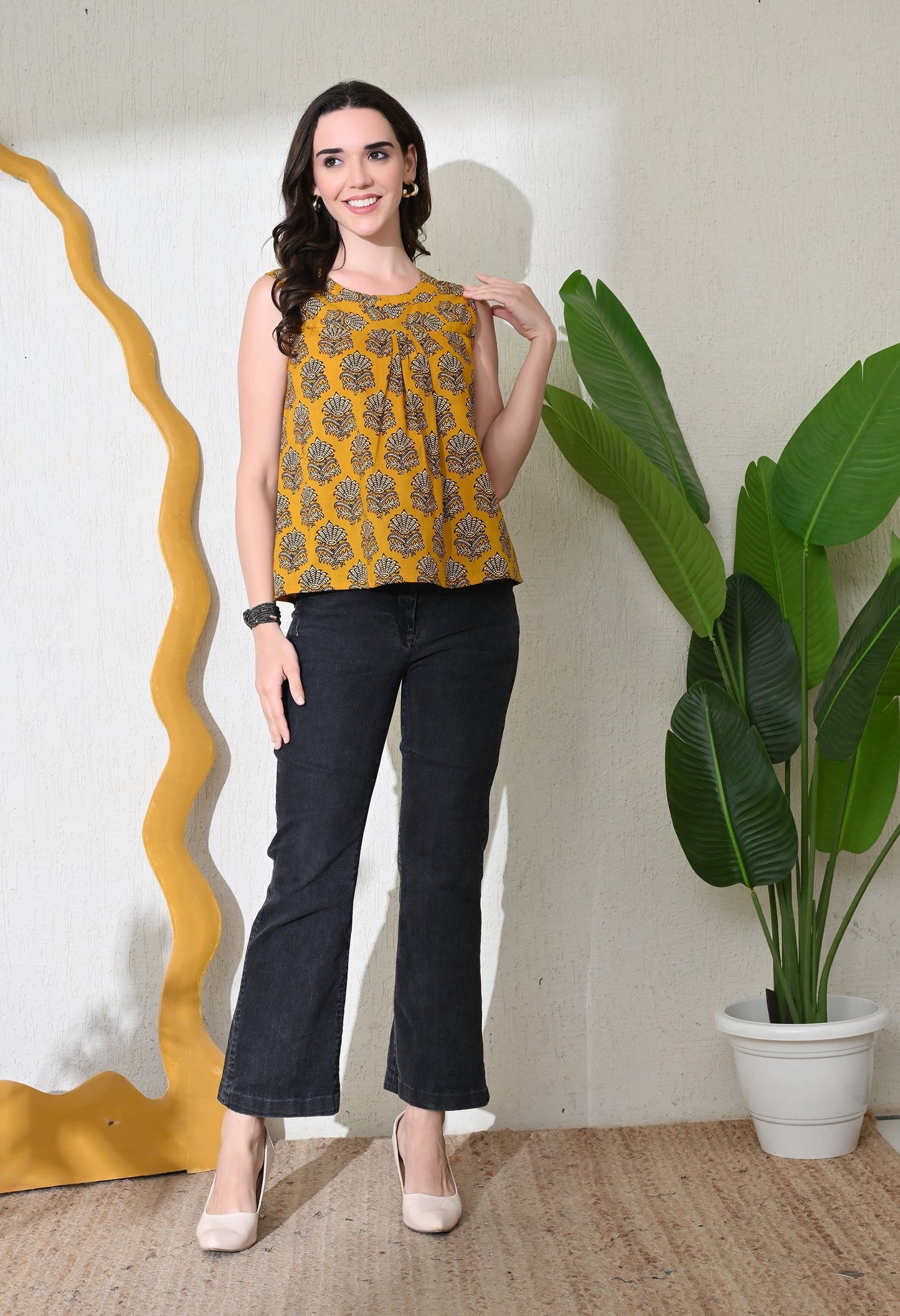 Ethnic Block Top
