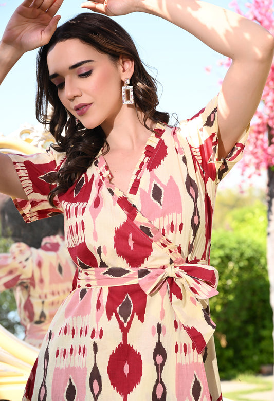 Timeless Ikat Wrap