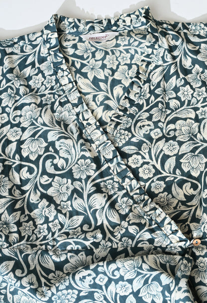 Emerald Kalamkari Wrap