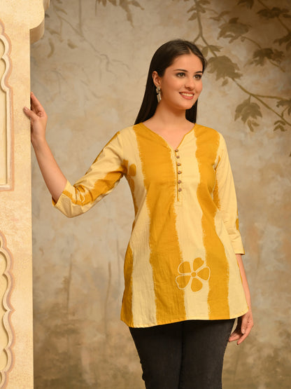 Yellow Flower Tunic