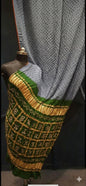 Classic Steel Grey with Green, A JaipurHutz Pure Gajji Silk Saree
