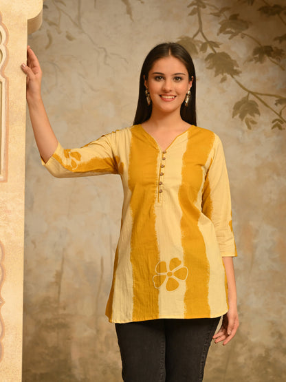 Yellow Flower Tunic