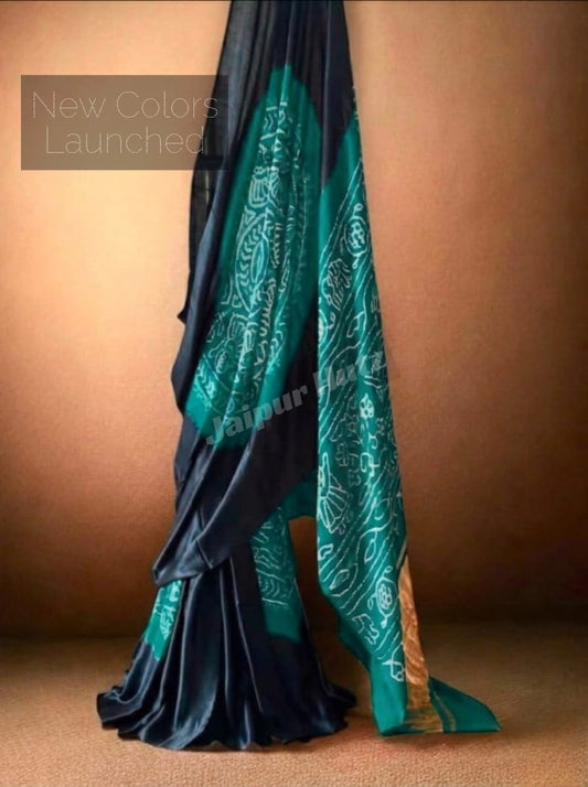 Classic Gajji Silk Hand-Draped Raasmandal Saree