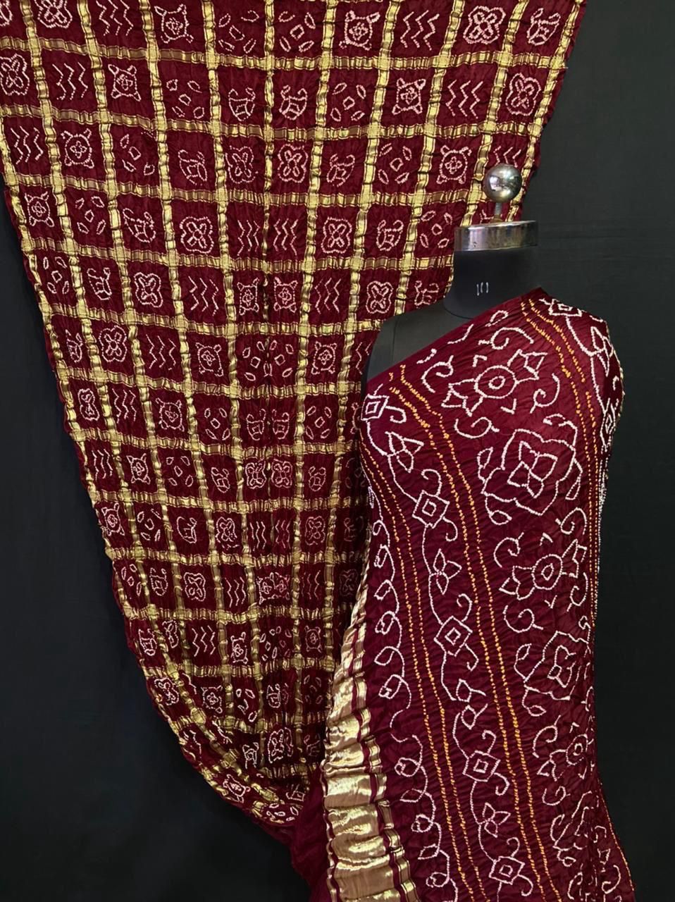 Gadhchola sarees on pure Gajji Silk