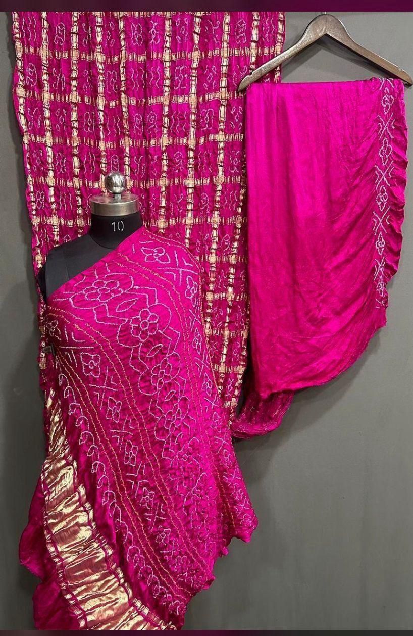 Gadhchola sarees on pure Gajji Silk
