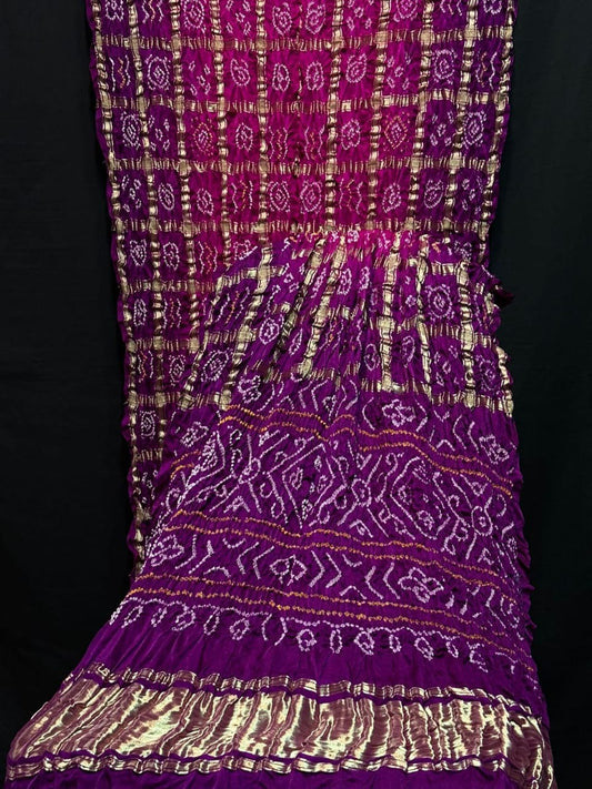 Gadhchola sarees on pure Gajji Silk
