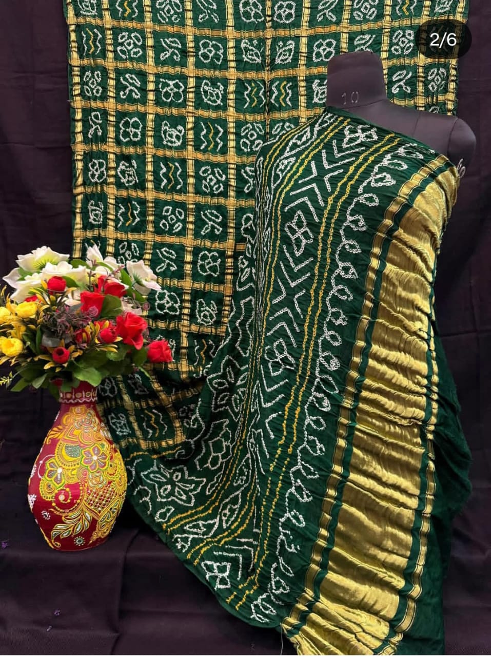 Gadhchola sarees on pure Gajji Silk