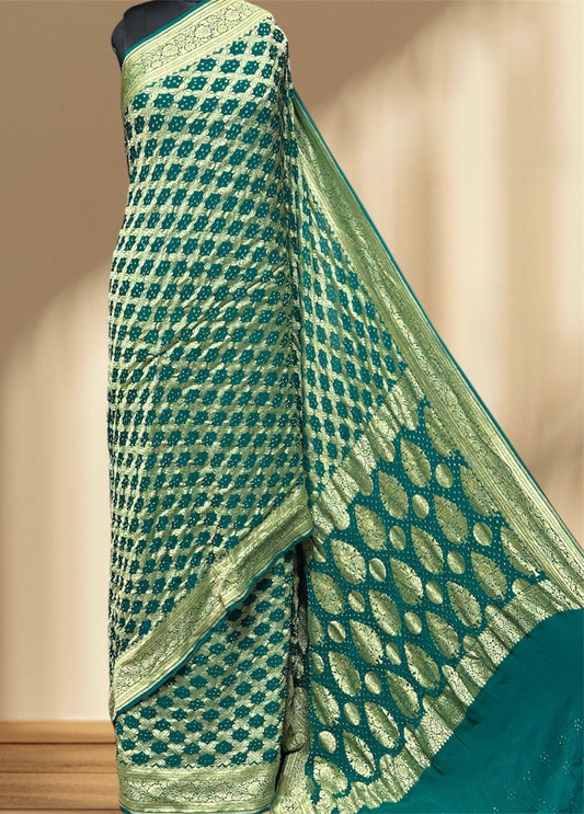 Pure Georgette Sarees by Jaipur hutz
