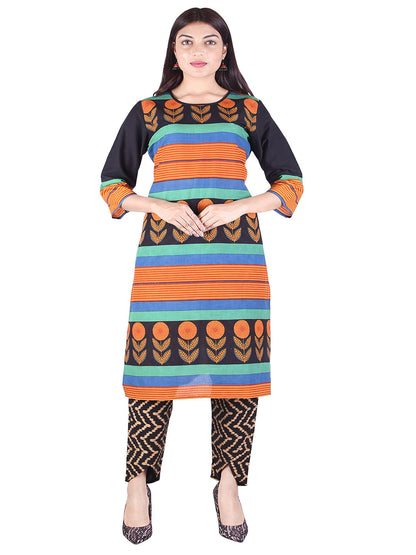 Printed Cotton Straight Kurti