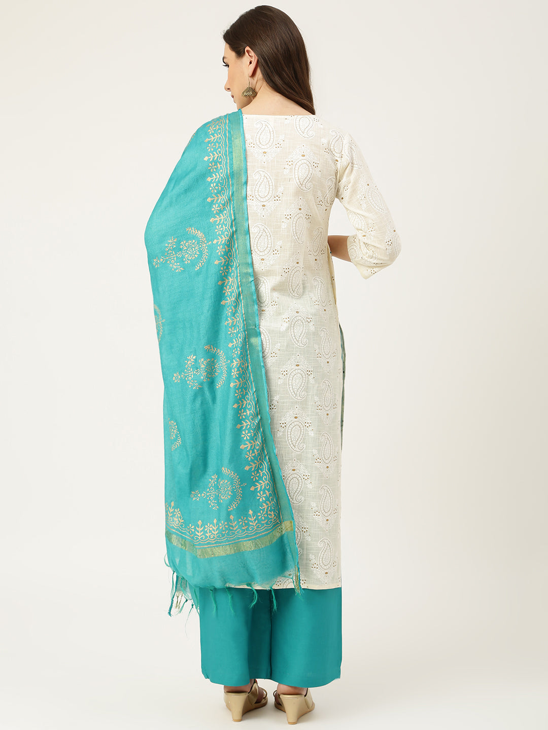 Kurta Palazzo Dupatta Set