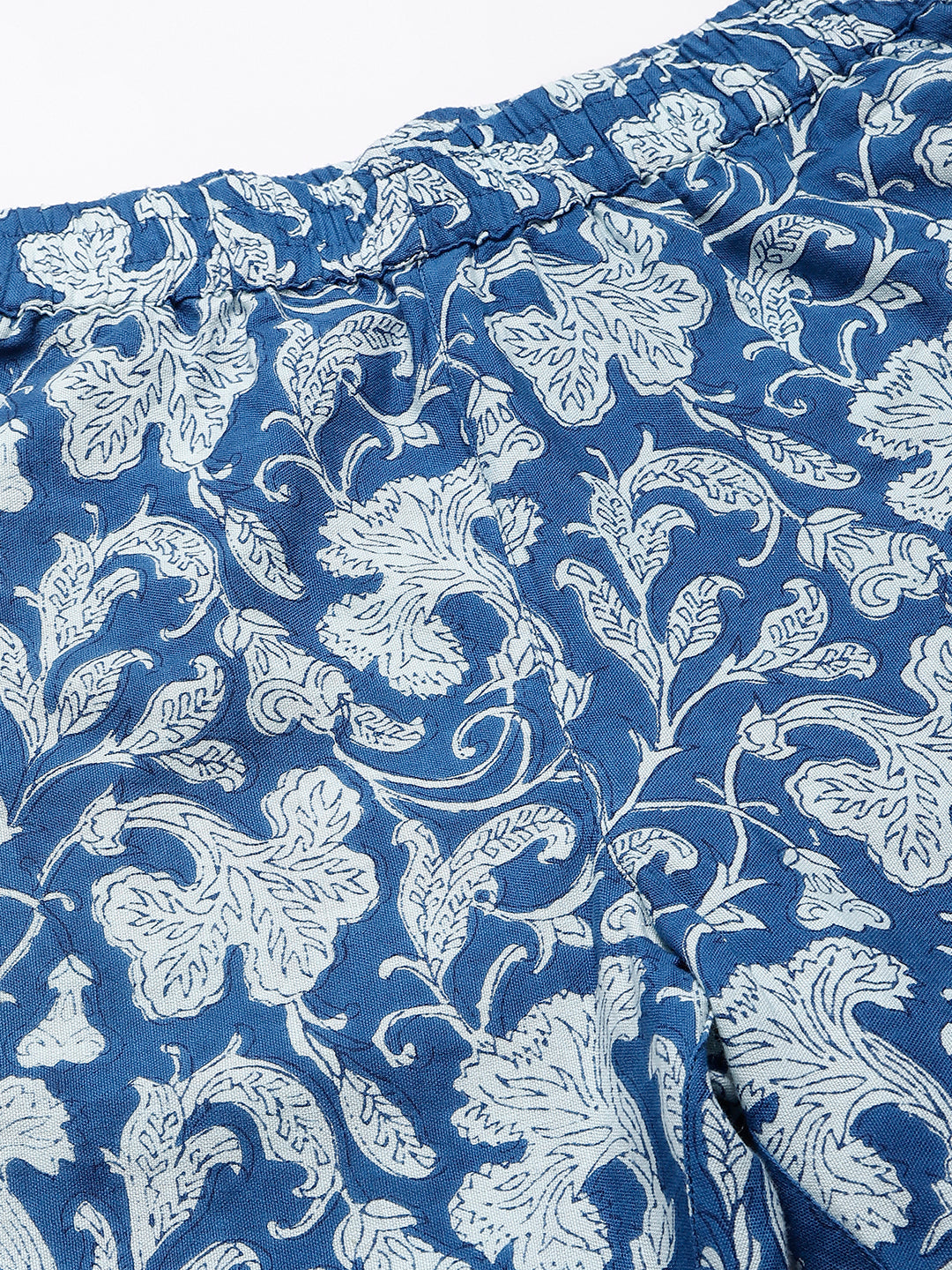 Indigo Printed Pocket Pants