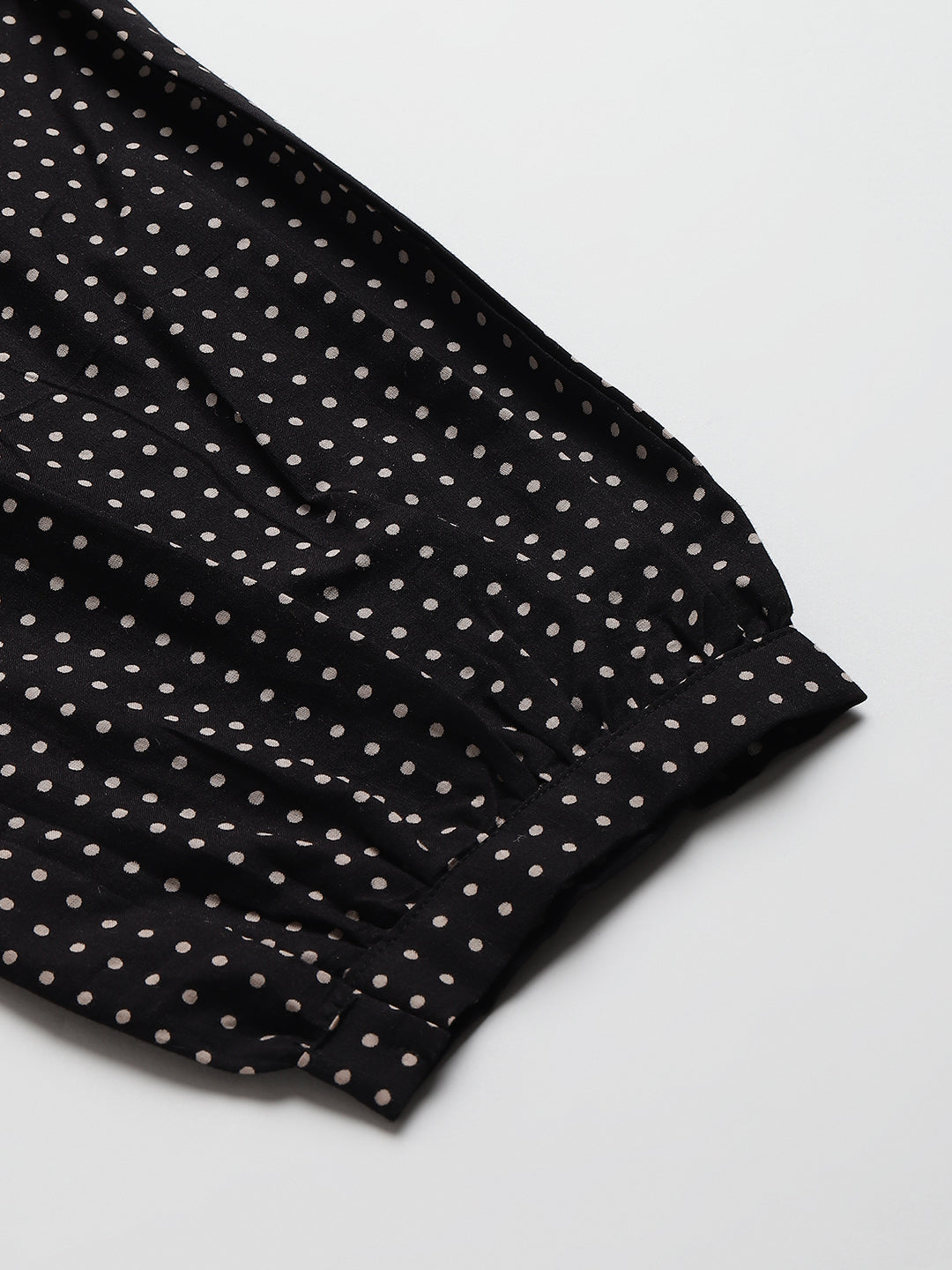 Black Polka Afghani Pant
