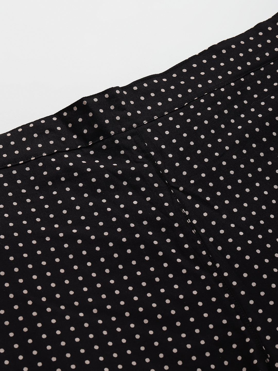 Black Polka Afghani Pant