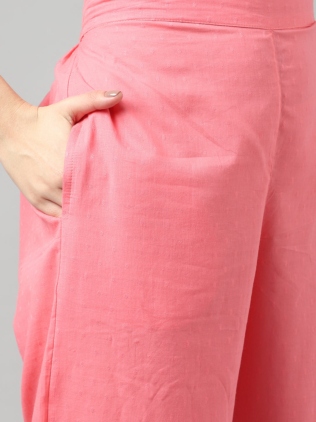 Seagreen Ethnic Motif Floral Print Suit Set