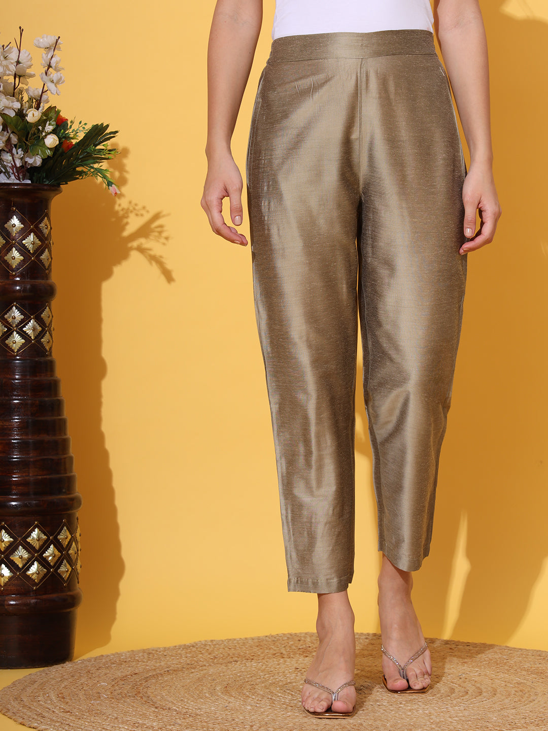 Brown Ethnic Pant