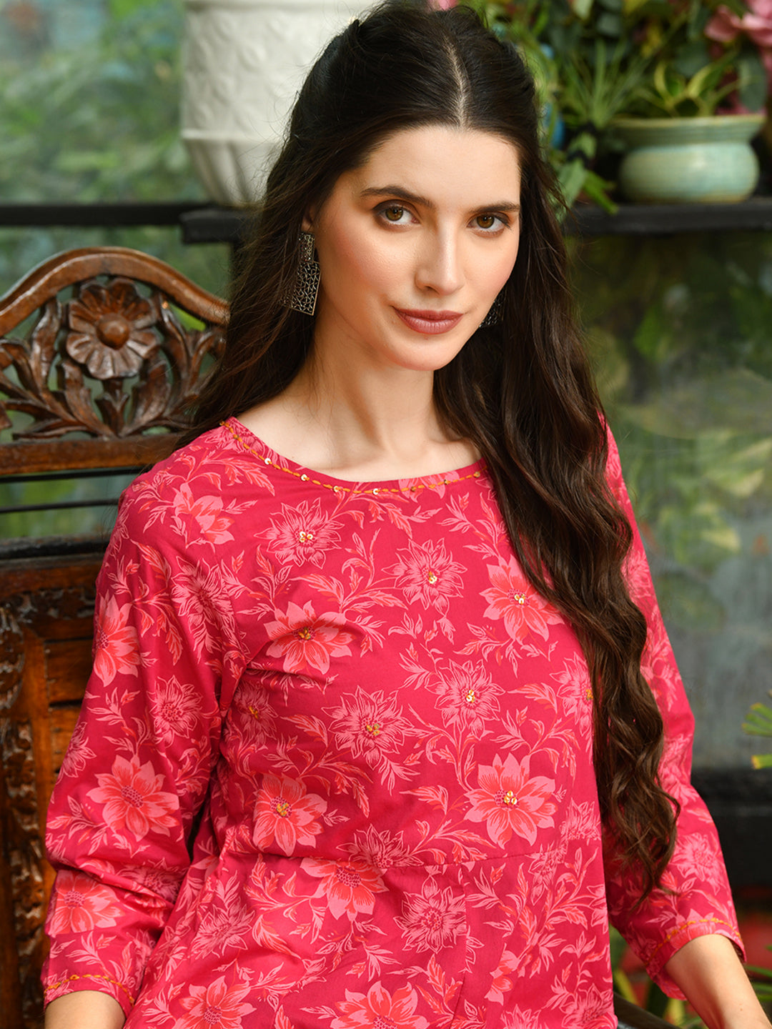 Garden Love Anarkali Kurta
