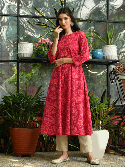 Garden Love Anarkali Kurta