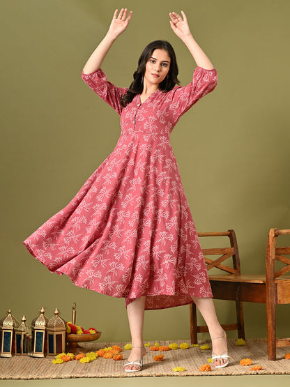 Garden Flared Pocket Dress