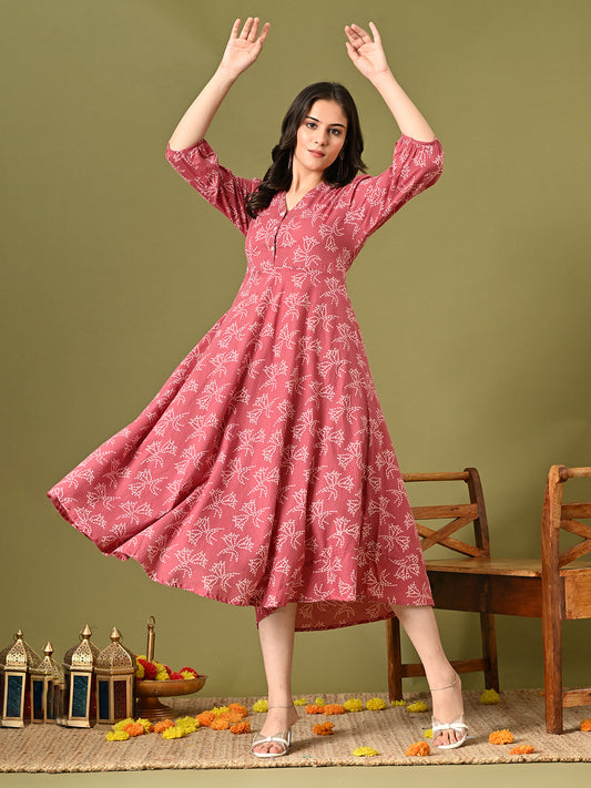 Garden Flared Pocket Dress