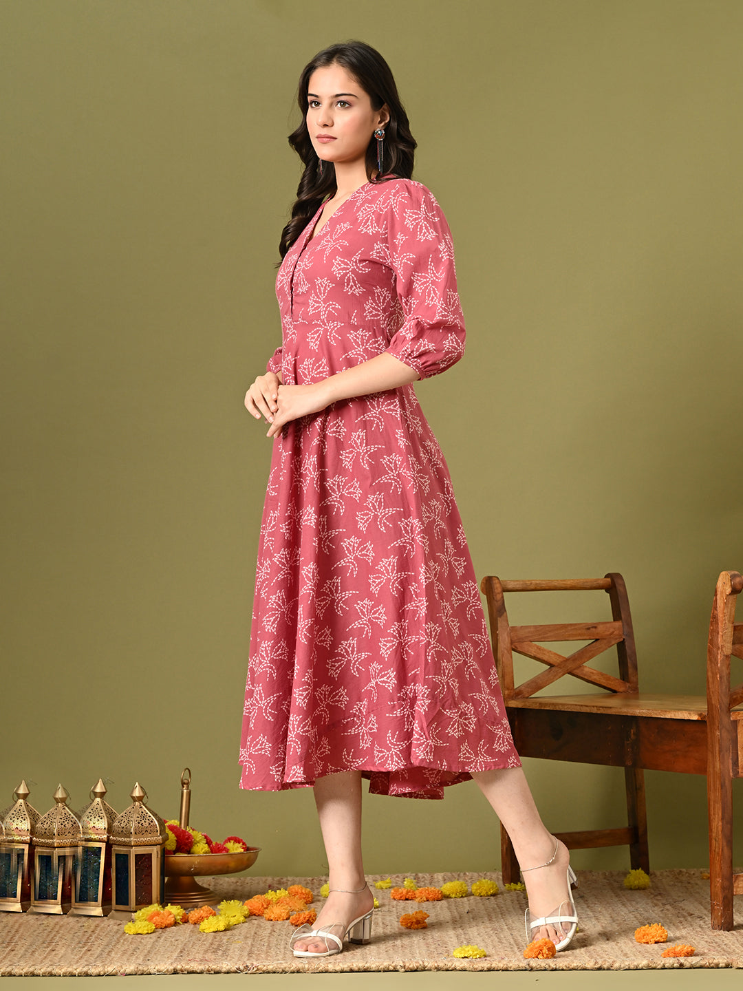 Garden Flared Pocket Dress