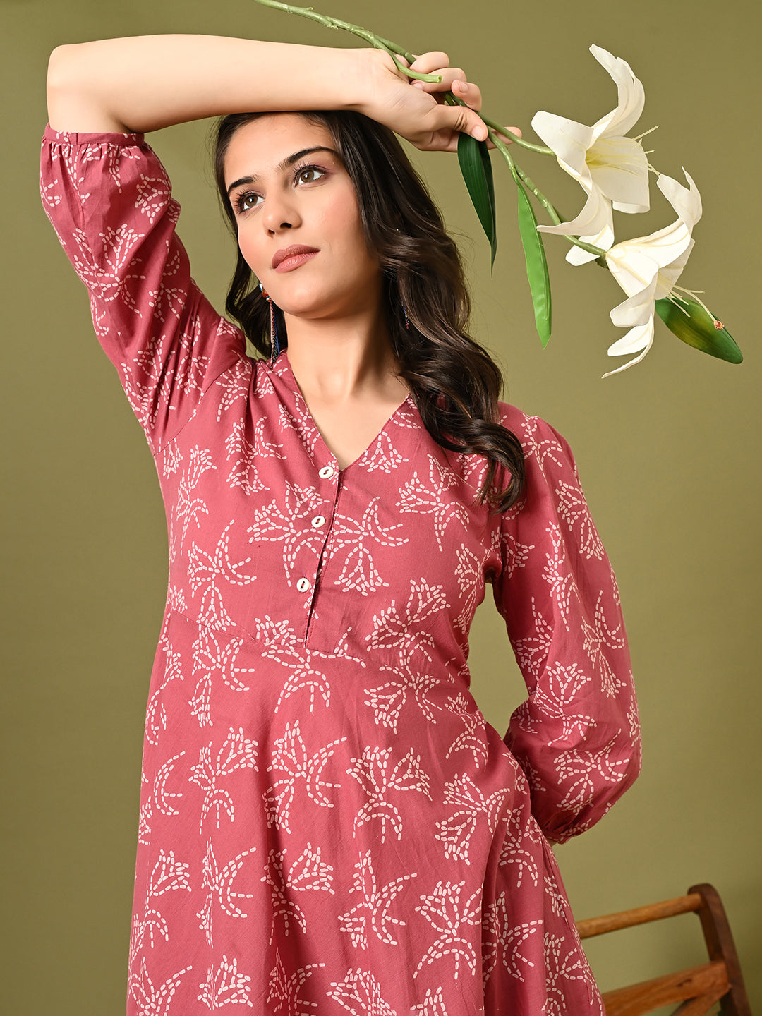 Garden Flared Pocket Dress