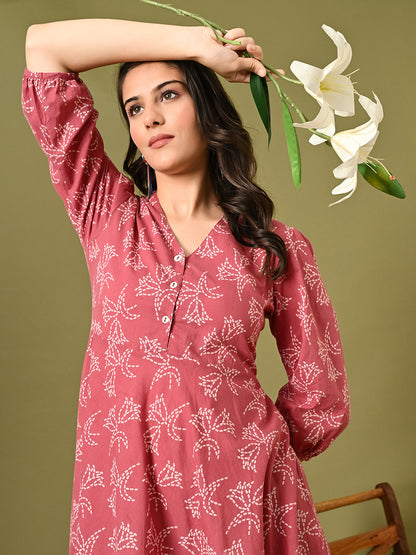 Garden Flared Pocket Dress