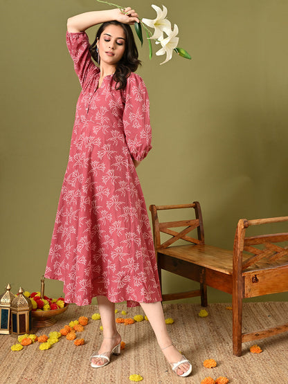 Garden Flared Pocket Dress