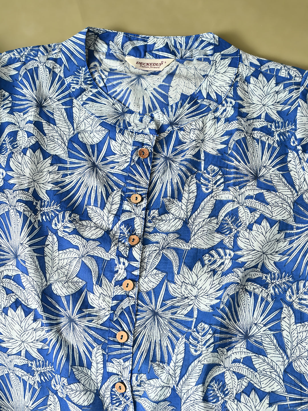 Tropical Shirt Style Tunic