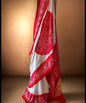 Divine Rasmandal Design Bandhej Saree in Pure Gajji Silk Fabric