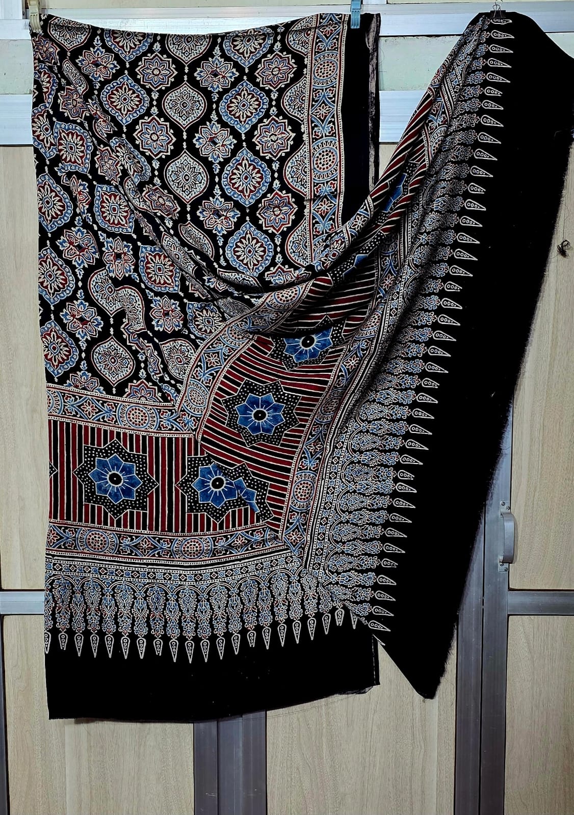 Pure Moda Silk Ajarakh Print Dupatta