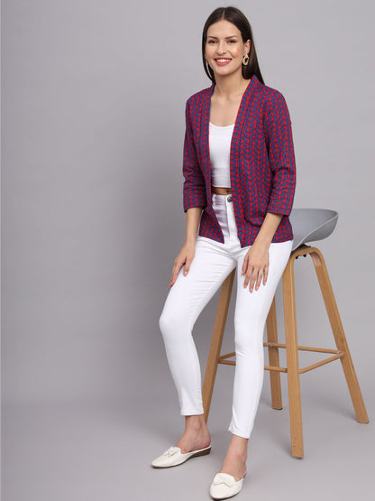 Pink Cotton Kantha Jacket Shrug