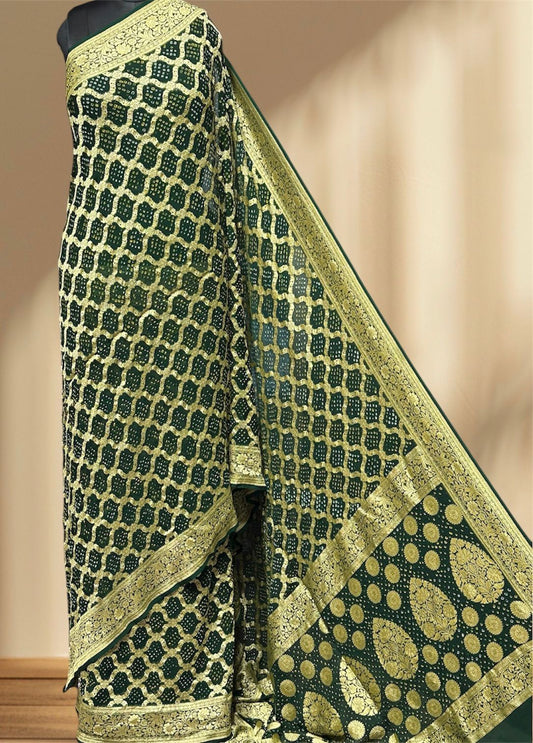 Pure Georgette Sarees by Jaipur hutz