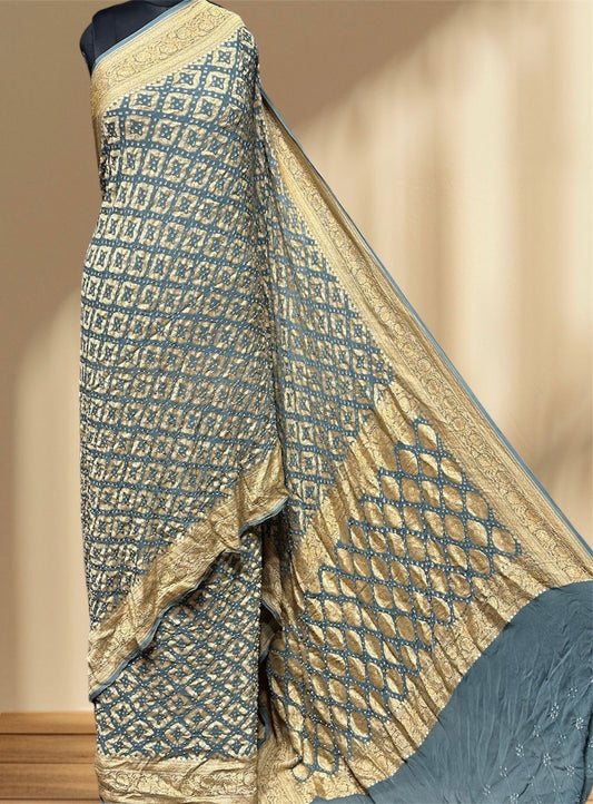 Pure Georgette Sarees by Jaipur hutz