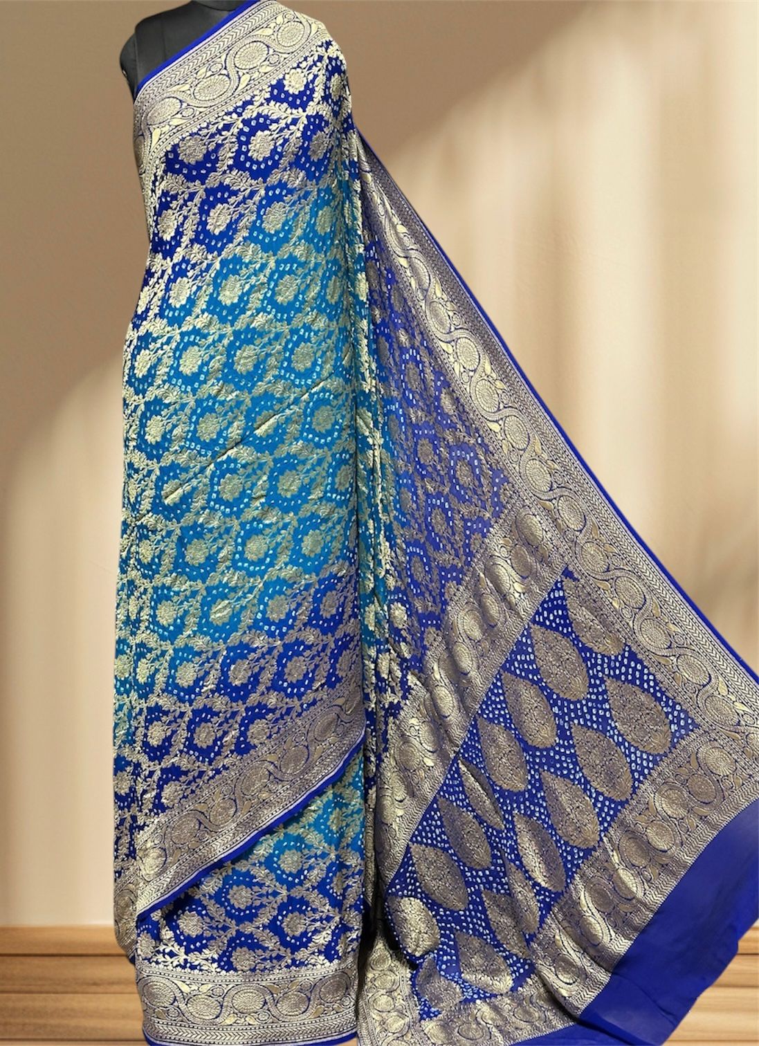 Pure Georgette Sarees by Jaipur hutz