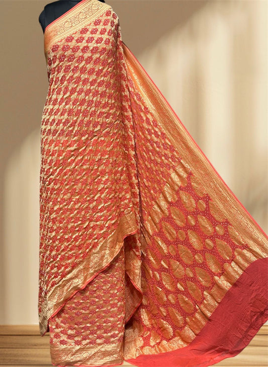 Pure Georgette Sarees by Jaipur hutz