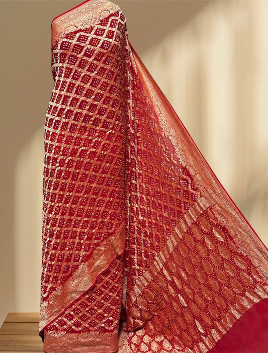 Pure Georgette Sarees by Jaipur hutz